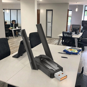 Adaptateur <span class=keywords><strong>WiFi</strong></span> <span class=keywords><strong>USB</strong></span> sans fil 900 Mbps 2-en-1 avec Bluetooth double bande 2,4/5,8 GHz pour <span class=keywords><strong>Windows</strong></span> <span class=keywords><strong>10</strong></span>/11, récepteur externe prenant en charge <span class=keywords><strong>WiFi</strong></span> 6 et Bluetooth 5.4 - Product Image 3