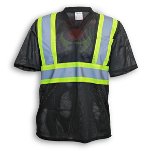 視認性の高い反射安全tシャツカスタムロゴ構造ハイビスワークシャツ長袖男性用Tシャツポケット付き - Product Image 6