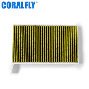 Coralfly ชิ้นส่วนตัวกรองอัตโนมัติ1658376-00-A HEPA <span class=keywords><strong>N98</strong></span>ถ่านกัมมันต์ตัวกรองอากาศสำหรับเทสลา - Product Image 6