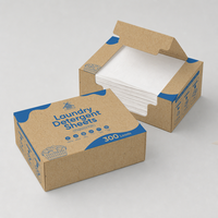Feuilles de lessive sans parfum pour grandes charges, marque privée, écologiques, bandes de lessive dissolvables