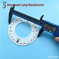Placa LED Circular de 12V CC, Placa de Luz LED de Colores, Núcleo de Luz LED, Placa Emisora de Luz de Colores, Fuente de Luz LED de 110mm