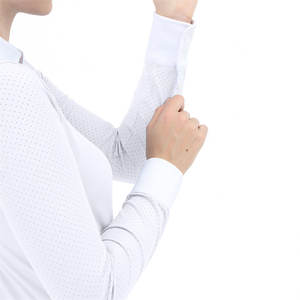 최고 판매 새로운 패션 승마베이스 레이어 의류 하프 지퍼 승마 셔츠 빠른 건조 여성 승마 쇼 셔츠 - Product Image 4