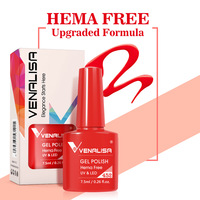 VENALISA 7.5ml Nouvelle Couleur Estivale Vernis Gel UV Sans HEMA Sans Odeur Inoffensif Soak-Off Nail Art