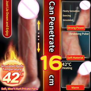 Điều khiển từ xa thực tế nhảy múa dildo Vibrator cho phụ nữ thủ dâm rung dildo Đồ chơi tình dục D44 - Product Image 4