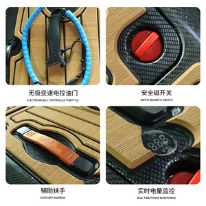 Tabla de surf eléctrica de fibra de carbono 180x60x20cm, tabla de jet stand-up para deportes acuáticos, venta al por mayor - Product Image 4