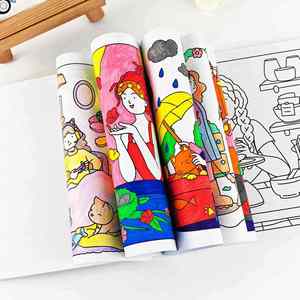 Mini Coloring <b>Books</b> Party Favors Classroom Supplies Crafts for Kids Learning to Draw Road Trip Activities Art <b>Kit</b> with Crayons - Product Image 5