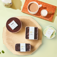 Boîte à gâteaux en plastique PS, logo personnalisé écologique, emballage en plastique ps