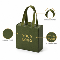 Boîte d'emballage en papier écologique et recyclable avec doublure en éponge, logo personnalisé gaufré haut de gamme imprimé pour la vente en gros de produits de marque