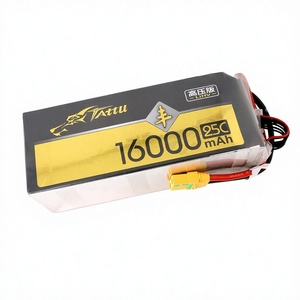 Batería de polímero de litio TATTU Original de 10000mAh, 12000mAh, 16000mAh, 22000mAh, 25C, 6S, 22.2V para UAV agrícola - Product Image 1