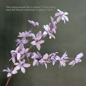 Arrangements floraux en soie de couleur violette pour la série mariage, pour chapelles, vitrines de centres commerciaux et accessoires de photographie en extérieur - Product Image 1