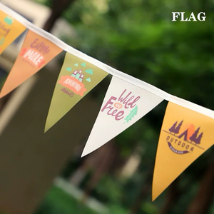 कस्टम क्रिसमस के मौसमी बैनर झंडे मुद्रित गैर-बुने हुए वाटरप्रूफ इको-फ्रेंडली प्रचार पेंटेंट्स - Product Image 2