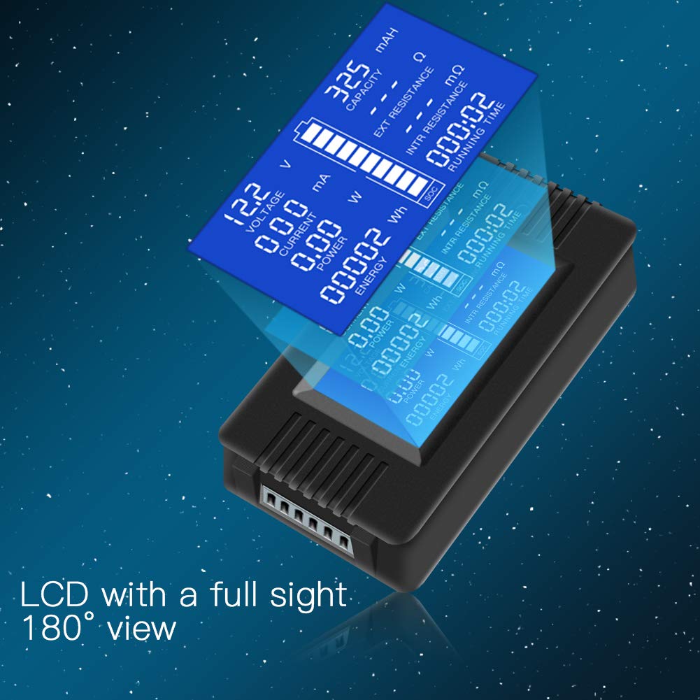 PZEM-015 DC 다기능 배터리 모니터 미터 0-200V 0-100A LCD 디스플레이 디지털 전류 전압 태양광 전력 미터  멀티미터| Alibaba.com