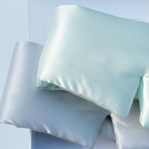 Kadın erkek yumuşak karartma 100% dut ipek uyku maskesi göz kapağı eyemask büyük ipek göz maskesi ile ayarlanabilir Velcro - Product Image 4