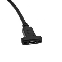 Cordon de câble d'extension USB A type C 2.0 3.0 mâle à femelle pour montage sur panneau OEM avec vis