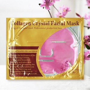 Collagene rosa alle erbe coreano foglio viso maschera all'ingrosso riparazione idratante nutriente naso di cristallo rosa nutriente - Product Image 4