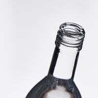 Bouteille en verre pour alcool 100 ml, best-seller, transparente, pour gin, vodka, whisky