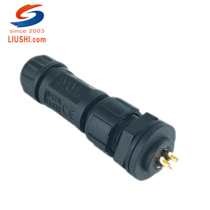 M12 電気ワイヤー <span class=keywords><strong>3</strong></span> ピン IP67 防水密閉型ネジ式電源プラグ パネルコネクタ 自動車用アダプター - Product Image 6