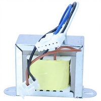 Transformateur d'isolement abaisseur de tension AC 110V 220V en acier au silicium EI personnalisé en usine pour basse fréquence