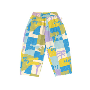 <span class=keywords><strong>Pantalon</strong></span> en coton pour enfants BBQB, nouvelle collection printemps, décontracté, imprimé dessin animé, taille haute élastique, coupe ample pour filles et garçons - Product Image 6