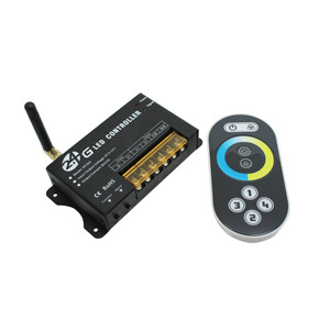 Controlador LED CCT RF202 de 2 Canales, 2.4G, Regulable, DC5-24V, Aluminio, Iluminación Interior - Product Image 1
