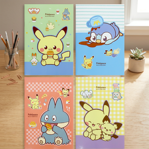 Pokemoned Saddle <b>Stitch</b> Notebook 20 PCS Korean Kids Stationery Cute Character Pikaed <b>Gift</b> Bulk Distributor Wholesale - Product Image 3