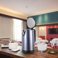 Nouvelle tendance de conception moderne 1.8L 2L Bouilloire électrique de voyage portable sans fil 360 Base rotative Arrêt automatique pour le ménage