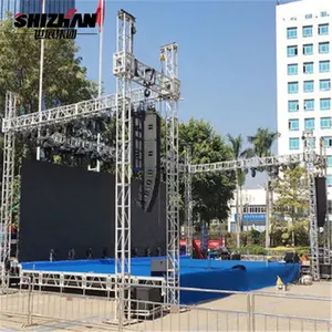 Light Box Truss Cheap Price Outdoor Mini Mobile Stage DJ Light Box Aluminum Truss System Concert Event