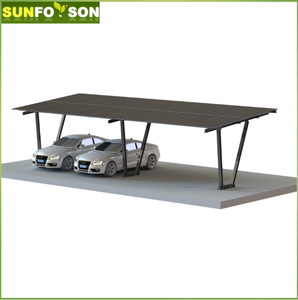 Structure de montage d'abri de voiture <span class=keywords><strong>solaire</strong></span> commerciale cadre d'abri de voiture en acier au carbone PV - Product Image 3