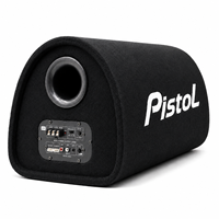 Subwoofer de voiture actif 8, 10 et 12 pouces, tube tunnel, amplificateur intégré, entrée RCA 12V haute sensibilité, gain LPF, caisson de basses audio pour voiture