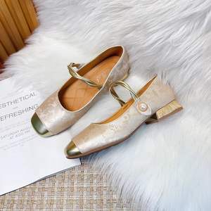 Scarpe basse da donna Casual da Ballerina a punta tonda stile unico <span class=keywords><strong>con</strong></span> pelle morbida e fiocco primavera/estate per l'uso quotidiano - Product Image 3