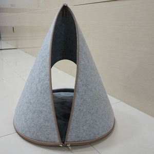 <span class=keywords><strong>Casa</strong></span> plegable <span class=keywords><strong>para</strong></span> mascotas, tienda <span class=keywords><strong>tipi</strong></span> de fieltro grueso <span class=keywords><strong>para</strong></span> <span class=keywords><strong>gatos</strong></span> y perros, gran oferta, 2021 - Product Image 6