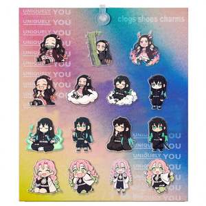 Dijes de Acrílico para Zapatos de Anime Japonés, Lindos Personajes de Películas y Dibujos Animados, Decoración para Zuecos, Dijes Personalizados, Moldes <span class=keywords><strong>Gratis</strong></span> - Product Image 6