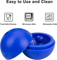 Moule à glaçons Death Star Lot de 2 moules à glace en silicone Sphère Big Ice Ball Maker pour whisky