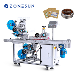 ZONESUN-pegatina adhesiva para ZS-TB602, bálsamo para Barba, botella, caja plana, máquina de etiquetado de doble cara para bolsas - Product Image 1