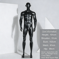 Service OEM Mannequin Courbe Décoratif Schaufensterpuppe Réaliste Tendance Polyvalent Magnifique Modèle Humain pour Centre Commercial