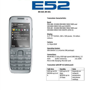 E52 <span class=keywords><strong>Wifi</strong></span> GPS <span class=keywords><strong>Java</strong></span> 3G Mở Khóa Di Động Điện Thoại Di Động Với Nga Arabic Hebrew Bàn Phím - Product Image 4