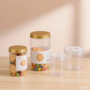 Custom Printed Cosmetic PET <b>Jars</b> Wholesale Cosmetic 50g 100g PET <b>Jar</b> Cream <b>Plastic</b> <b>Jar</b> PET Cosmetic Packaging - Product Image 5