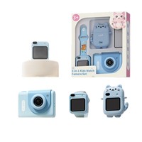 Nouvelle montre-caméra de poche détachable de nouvelle génération, caméra numérique sportive 4-en-1 avec écran de 1,54 pouces, matériau ABS, cadeau