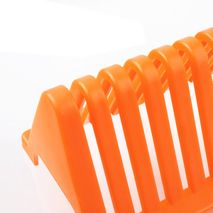 Plastic Microscope <b>Slide</b> Drying Stand <b>Orange</b> Blue Lab Equipment 10 Slot Capacity For Laboratory Use - Product Image 4