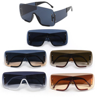 Nouvelle Arrivée 2026 – Lunettes de Soleil Surdimensionnées à Monture Intégrale pour Femme et Homme, Style Steampunk, Protection UV400, Marque Shoneray, Design de Luxe