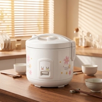 Autocuiseur Électrique de Luxe en Gros 1.0L 1.5L 1.8L 2.2L 2.8L à Motif Floral, Automatique, Antiadhésif, Appareil de Cuisine pour la Maison