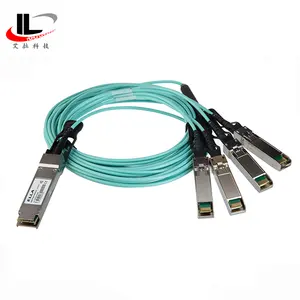 AOC QSFP28 Transceiver Module Cable ALQSFP28-100G-5(AOC)-100G/4*25G 5M Active Optical Fiber 100 Gbps Switch 1SET ELLA