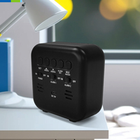 Réveil numérique à capteur alimenté par USB Horloge de table intelligente ABS pour bureau pour salon Bureau Horloge de bureau numérique RC