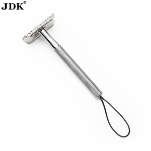 Maquinilla de afeitar de seguridad de doble filo para hombres, maquinillas de afeitar de hoja única para hombres y mujeres, con 10 cuchillas de afeitar de seguridad recubiertas de platino - Product Image 2