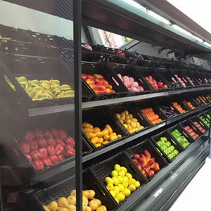 Vitrina Refrigerada para Exhibición de Frutas y Verduras con Cortina de Aire Abierta en la Parte Delantera para Supermercados - Product Image 2