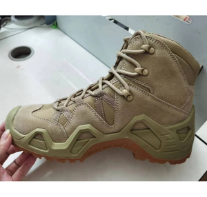 Bottes de randonnée TSB07 AK Aeiska en daim noir et vert, et daim marron désert, durables et imperméables, à tige basse, mi-haute ou haute, pour le désert - Product Image 2