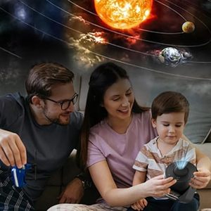 Planetarium Star Galaxy Proyector, 13 Películas Discos Night Light Starry Sky <span class=keywords><strong>Lamp</strong></span>,360 Rotación, Bajo Ruido, para Niños, Dormitorio, Fiesta - Product Image 6