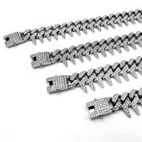 Schnelle Lieferung auf Lager Produkte Metall dekorative Accessoires Metall Diamant Ketten riemen Schulter Handtasche Kette für Taschen