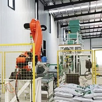25kg 50kg Sack Tierfutter Vogelfutter Kuhfutter Pferdefutter Getreide Bohnen Reis Saatgut Mais Holzpellets Automatische Nähmaschine Verpackungsmaschinen