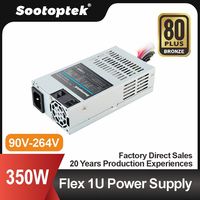 Fuente de Alimentación para PC de 350w Flex 1u ATX Mini, Precio de Fábrica, para Servidor, con Ventilador de Refrigeración de 4cm